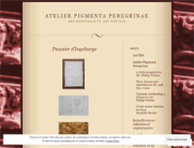 Tablet Screenshot of pigmentaperegrinae.wordpress.com