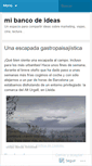 Mobile Screenshot of mibancodeideas.wordpress.com