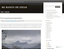 Tablet Screenshot of mibancodeideas.wordpress.com
