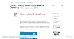 Desktop Screenshot of johnsmoss.wordpress.com