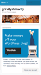 Mobile Screenshot of gravityshmavity.wordpress.com