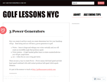 Tablet Screenshot of golflessonsnyc.wordpress.com