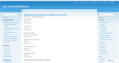 Desktop Screenshot of allaboutalbertsons.wordpress.com