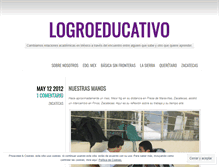 Tablet Screenshot of logroeducativo.wordpress.com