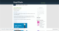 Desktop Screenshot of blogsofraghs.wordpress.com