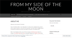 Desktop Screenshot of frommysideofthemoon.wordpress.com