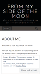Mobile Screenshot of frommysideofthemoon.wordpress.com