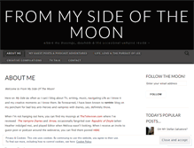 Tablet Screenshot of frommysideofthemoon.wordpress.com