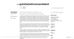 Desktop Screenshot of gotothebathroomandtakeit.wordpress.com