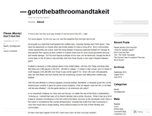 Tablet Screenshot of gotothebathroomandtakeit.wordpress.com