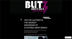 Desktop Screenshot of bleetz.wordpress.com