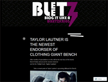 Tablet Screenshot of bleetz.wordpress.com