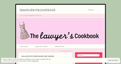 Desktop Screenshot of lawstudentscookbook.wordpress.com