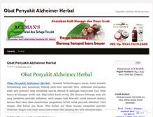 Tablet Screenshot of obatpenyakitalzheimerherbalblog.wordpress.com