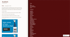 Desktop Screenshot of bookmyrk.wordpress.com