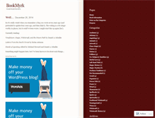 Tablet Screenshot of bookmyrk.wordpress.com