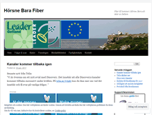 Tablet Screenshot of hbfiber.wordpress.com
