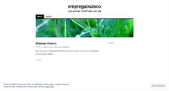 Desktop Screenshot of empregaosasco.wordpress.com