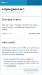 Mobile Screenshot of empregaosasco.wordpress.com