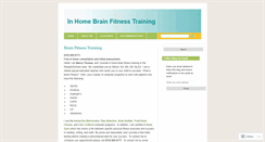 Desktop Screenshot of brainfitnesstrain.wordpress.com