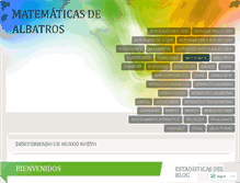 Tablet Screenshot of albatrosmatematicos.wordpress.com