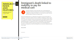 Desktop Screenshot of immigrant101.wordpress.com