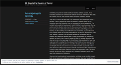 Desktop Screenshot of mbakhsh.wordpress.com