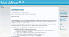 Desktop Screenshot of odyssey2009.wordpress.com
