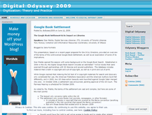 Tablet Screenshot of odyssey2009.wordpress.com