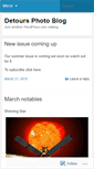 Mobile Screenshot of detoursphotoblog.wordpress.com