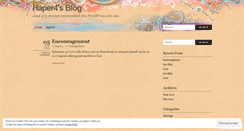 Desktop Screenshot of haper4.wordpress.com