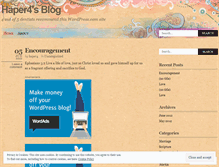 Tablet Screenshot of haper4.wordpress.com