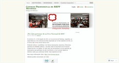 Desktop Screenshot of consejorrppmza.wordpress.com