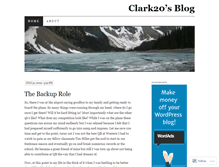 Tablet Screenshot of clark20.wordpress.com