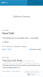 Mobile Screenshot of harbourlanterns.wordpress.com