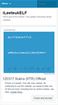 Mobile Screenshot of ileeteukelf.wordpress.com