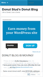 Mobile Screenshot of donutstud.wordpress.com