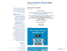 Tablet Screenshot of donutstud.wordpress.com