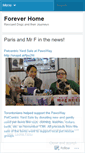 Mobile Screenshot of myforeverhome.wordpress.com