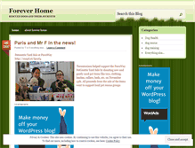 Tablet Screenshot of myforeverhome.wordpress.com