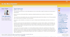 Desktop Screenshot of euvoumorarsozinho.wordpress.com