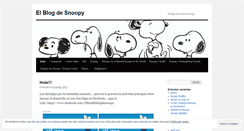 Desktop Screenshot of elblogdesnoopy.wordpress.com