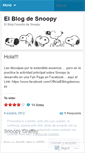 Mobile Screenshot of elblogdesnoopy.wordpress.com