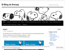 Tablet Screenshot of elblogdesnoopy.wordpress.com