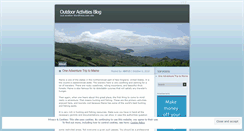 Desktop Screenshot of outdooractivities227.wordpress.com