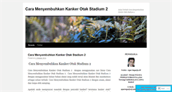 Desktop Screenshot of caramenyembuhkankankerotakstadium217.wordpress.com