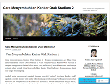 Tablet Screenshot of caramenyembuhkankankerotakstadium217.wordpress.com