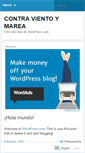 Mobile Screenshot of contravientoymareacensuras.wordpress.com