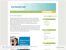 Tablet Screenshot of kotakasturi.wordpress.com