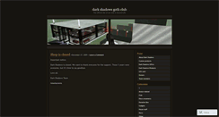 Desktop Screenshot of darkshadowsclub.wordpress.com